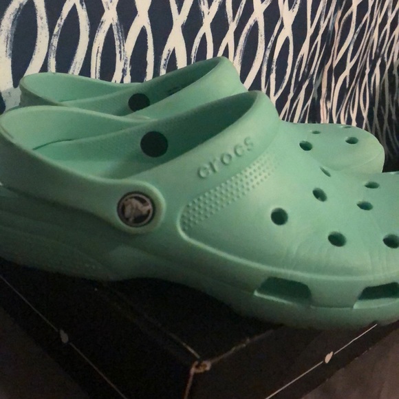 Turquoise crocs! - Picture 2 of 3